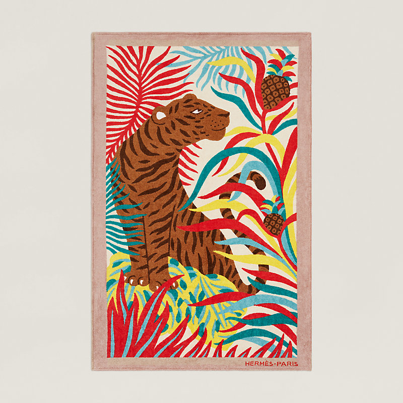 HERMES*ビーチ*バスタオル*Beach sheet Tigre a l'Ananas Tigre a l'Ananas beach towel | Hermès Thailand